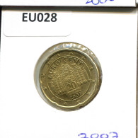 20 EURO CENTS 2007 ÖSTERREICH AUSTRIA Münze #EU028.D - Autriche