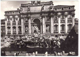 VATICANO 1950 ANNO SANTO CARTOLINA FONTANA DI TREVI - Fontana Di Trevi