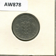 5 FRANCS 1950 DUTCH Text BELGIUM Coin #AW878.U - 5 Franc