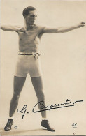 BOXE - Georges CARPENTIER - Autographe - Boxing