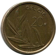 20 FRANCS 1980 DUTCH Text BELGIEN BELGIUM Münze #AZ363.D - 20 Francs