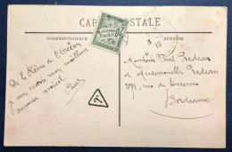 France N°137 Sur CPA + TAXE - 88.1919 - (N699) - 1859-1959 Cartas & Documentos