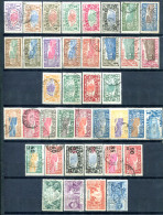 Réunion      4 Séries Complètes  Oblitérés     56/71-84/96- 97/102 - 119/122 - Used Stamps
