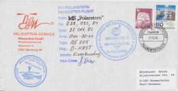 Germany Antarctic Heli Flight From Polarstern To Antarctica  27.10.1986 (ML168B) - Polar Flights