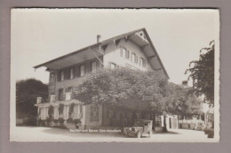 AK CH BE Oberdiessbach 1931-05-19 Foto Gasthof Zum Bären Mit Automobil - Oberdiessbach