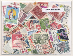 Offer   Lot Stamp - Paqueteria -  Dinamarca 200 Sellos Diferentes  (Mixed Cond - Vrac (max 999 Timbres)
