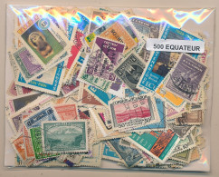 Offer   Lot Stamp - Paqueteria -  Ecuador 500 Sellos Diferentes  (Mixed Condit - Vrac (max 999 Timbres)