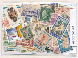 Offer   Lot Stamp - Paqueteria -  Grecia 200 Sellos Diferentes  (Mixed Conditi - Vrac (max 999 Timbres)