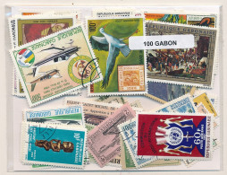 Offer   Lot Stamp - Paqueteria -  Gabón 100 Sellos Diferentes  (Mixed Conditio - Vrac (max 999 Timbres)