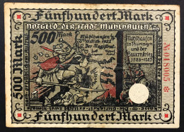GERMANIA ALEMANIA GERMANY 500 Mark  1922 Munlhausen LOTTO 4538 - Administración De La Deuda