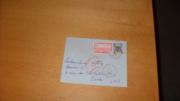 ENVELOPPE ANCIENNE DE 1948../ CACHETS AIN ??? CONSTANTINE ALGERIE POUR PARIS + TIMBRES X2 DONT POSTE AERIENNE 5F - Airmail