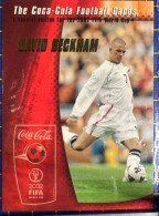 COCACOLA FIFA 2002 WOLRD CUP FOOTBALL CARDS - DAVID BECKHAM, ALMOST PERFECT CONDITION. ORIGINAL - Other & Unclassified