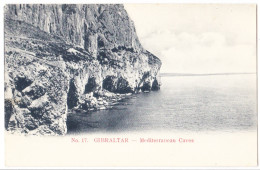 GIBRALTAR - CPA - Mediterranean Caves - Grottes De Gorham - Traces De Néandertaliens - Archéologie - Gibraltar