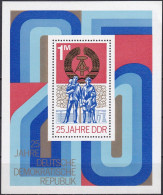 DDR 1974 Mi-Nr. Block 41 ** MNH - 1971-1980