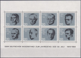 DEUTSCHLAND 1964 Mi-Nr. Block 3 ** MNH - 1959-1980