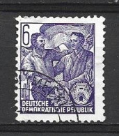 Allemagne De L Est , RDA 1954 N 150 (yv) Paysans Et Ouvriers Oblitéré - Gebraucht