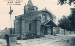 ST - NIZIER DE FORNAS - VUE DE L'EGLISE - ENTREE PRINCIPALE - Autres & Non Classés