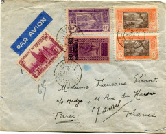 COTE D'IVOIRE LETTRE PAR AVION DEPART ABIDJAN 2 AVRIL 38 COTE D'IVOIRE POUR LA FRANCE - Cartas & Documentos