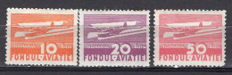 S2467 - ROMANIA ROUMANIE AERIENNE Yv N°28/30 * - Unused Stamps