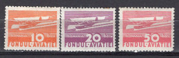 S2467 - ROMANIA ROUMANIE AERIENNE Yv N°28/30 * - Ungebraucht