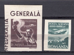 S2475 - ROMANIA ROUMANIE AERIENNE Yv N°38A/B ** - Nuovi