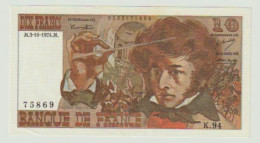 10 Francs Berlioz Neuf.  K94   DU 3-10-1974 - 10 F 1972-1978 ''Berlioz''