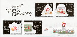 Hong Kong - 2020 - Christmas - Mint Souvenir Sheet With Hot Foil Intaglio Printing - Neufs