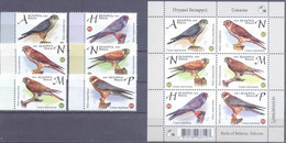 2021. Belarus, Birds Of Belarus, Falcons, 6v + S/s, Mint/** - Belarus