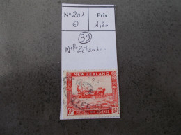 TIMBRE NOUVELLE ZELANDE.N°201.OBL.CATALOGUE YVERT. - Used Stamps