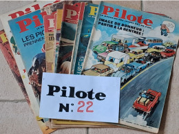 Equivalent RELIE PILOTE N°22 N° 253 à N°262  10 N°s 1964  48 Pages Godard HIDALGO Eric Murat Billy Hattaway DUDUCHE - Pilote