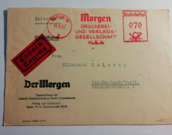 Germania - Berlin W - Morgen 16.08.1957 - Franking Machines (EMA)