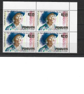 1990 PENRHYN 362** Reine Elisabeth, Bloc De 4 - Penrhyn