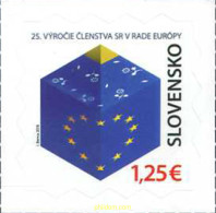 592465 MNH ESLOVAQUIA 2018 25 ANIVERSARIO DE DE LA REPUBLICA ESLOVACA MIEMBRO DEL CONSEJO DE EUROPA - Unused Stamps