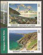 GUERNSEY - EUROPA 2012  -TEMA   " VISITE BAILIWICK Of GUERNSEY ".-SERIE De 2 V. - 2012