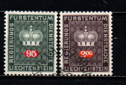 LIECHTENSTEIN - 1968 - CORONA E CIFRA - USATI - Official