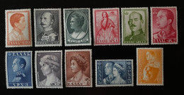 GREECE, 1957 Royal Familles, Part II, SHORT SET, MNH - Nuevos