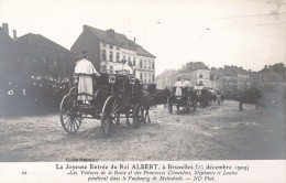 FAMILLES ROYALES - La Joyeuse Entrée Du Roi Albert à Bruxelles - 23 Décembre 1909 - Carte Postale Ancienne - Familias Reales