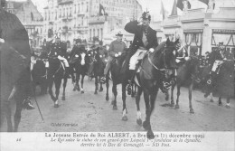 FAMILLES ROYALES - La Joyeuse Entrée Du Roi Albert à Bruxelles - 23 Décembre 1909 - Carte Postale Ancienne - Familias Reales