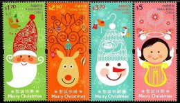 Hong Kong - 2014 - Christmas - Mint Stamp Set - Nuevos