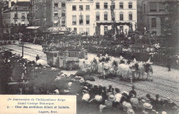 FAMILLES ROYALES - Anniversaire De L'Indépendance Belge - Char Des Archiducs Albert Et Isabelle - Carte Postale Ancienne - Familles Royales