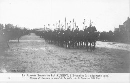 FAMILLES ROYALES - La Joyeuse Entrée Du Roi Albert à Bruxelles - 23 Décembre 1909 - Carte Postale Ancienne - Koninklijke Families