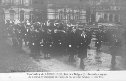 FAMILLES ROYALES - Funérailles De Léopold II, Roi Des Belges - 22 Décembre 1909 - Carte Postale Ancienne - Familles Royales