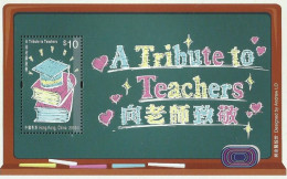 Hong Kong - 2016 - A Tribute To Teachers - Mint Souvenir Sheet - Nuovi