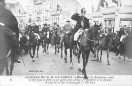 FAMILLES ROYALES - La Joyeuse Entrée Du Roi Albert à Bruxelles - 23 Décembre 1909 - Carte Postale Ancienne - Koninklijke Families