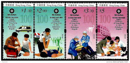 Hong Kong - 2016 - Centenary Of St. John Ambulance Brigade - Mint Stamp Set - Neufs