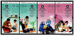 Hong Kong - 2016 - Centenary Of St. John Ambulance Brigade - Mint Stamp Set - Unused Stamps