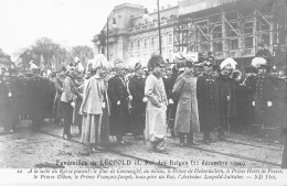 FAMILLES ROYALES - Funérailles De Léopold II, Roi Des Belges - 23 Décembre 1909 - Carte Postale Ancienne - Familias Reales