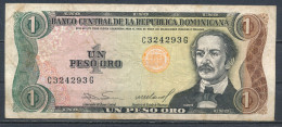 °°° REPUBBLICA DOMINICANA 1 PESO ORO 1984 °°° - Dominikanische Rep.