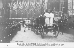 FAMILLES ROYALES - Funérailles De Léopold II, Roi Des Belges - 23 Décembre 1909 - Carte Postale Ancienne - Koninklijke Families