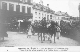 FAMILLES ROYALES - Funérailles De Léopold II, Roi Des Belges - 23 Décembre 1909 - Carte Postale Ancienne - Familias Reales